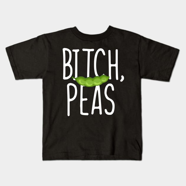 Bitch Peas vegan Kids T-Shirt by Imutobi